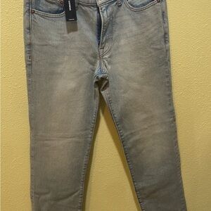 Express Men's Light Blue Slim Fit Jeans